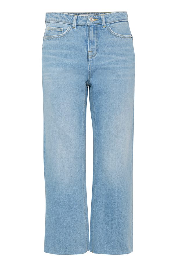 Toezicht houden patroon aluminium Light blue Boyfriend Jeans - Cropped Länge von Ichi – Shoppen Sie Light  blue Boyfriend Jeans - Cropped Länge